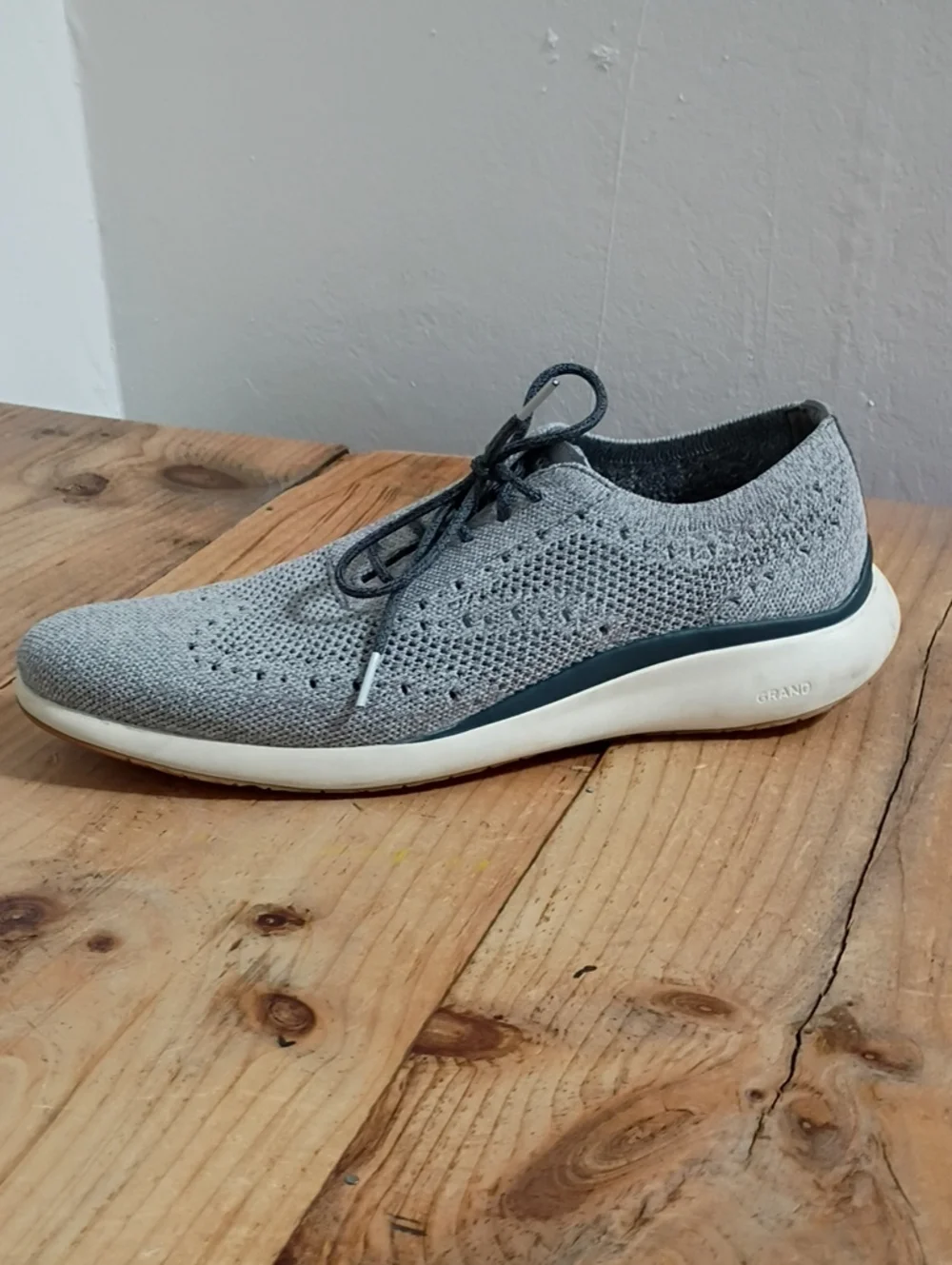 Cole Haan Men's Øriginal Grand Wingtip Oxfords Stormy Weather Size 9.5